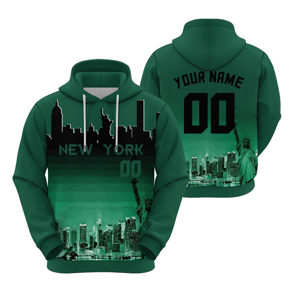 Custom Sports Pullover Sweatshirt City New York Night Fashion Football Hoodie