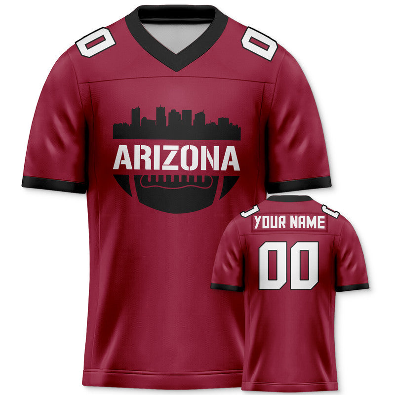 Custom Football Jersey With Arizona City Souvenir Fashion Football Shirt