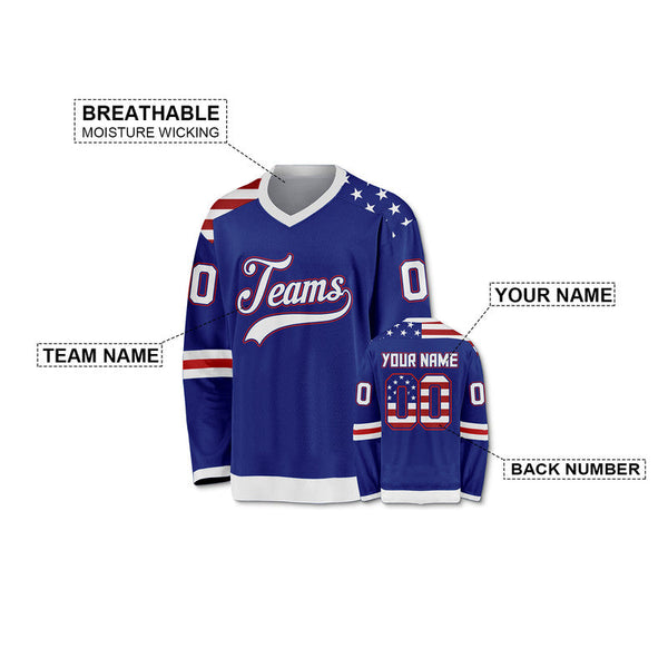 Custom Statue of Liberty Uniform2 Authentic Hockey Jersey1