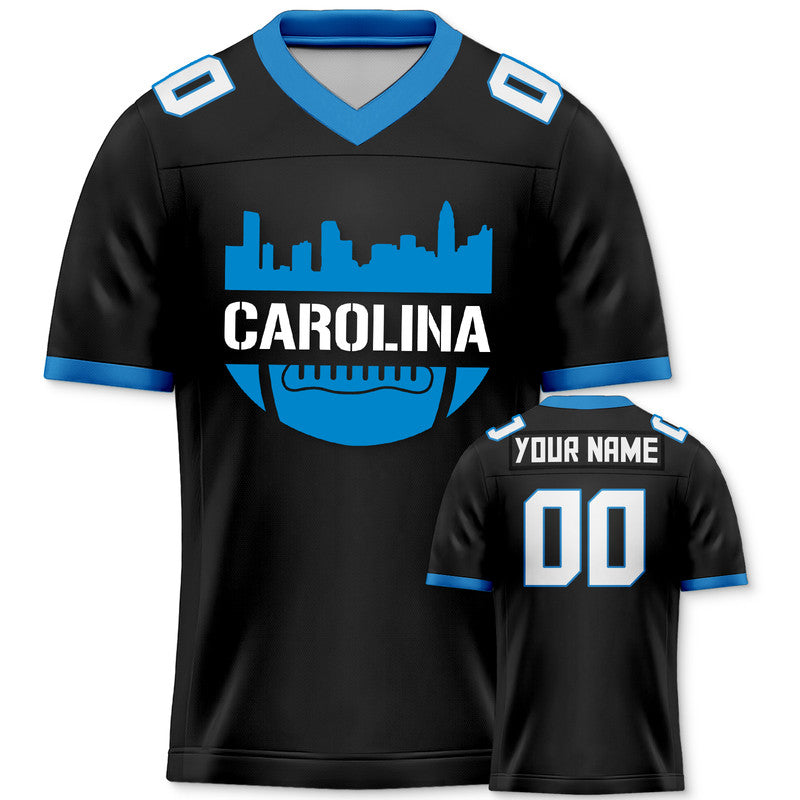 Custom Football Jersey With Carolina City Souvenir Fashion Football Shirt