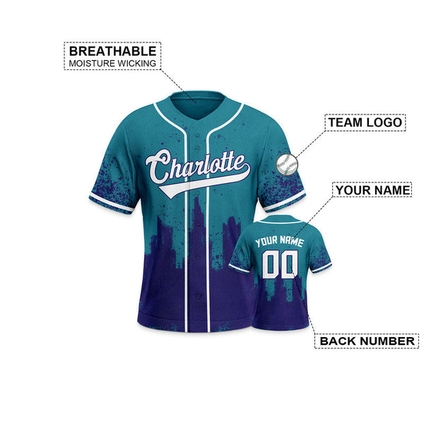 Custom 3D Graffiti Aqua Navy-White Authentic Baseball Silhouette Jersey