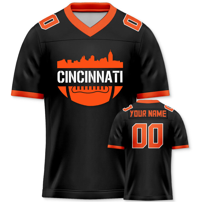 Custom Football Jersey With Chicago City Souvenir Fashion Football Shirt