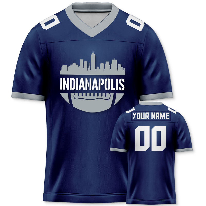 Custom Football Jersey With Indianapolis City Souvenir Fashion Football Shirt