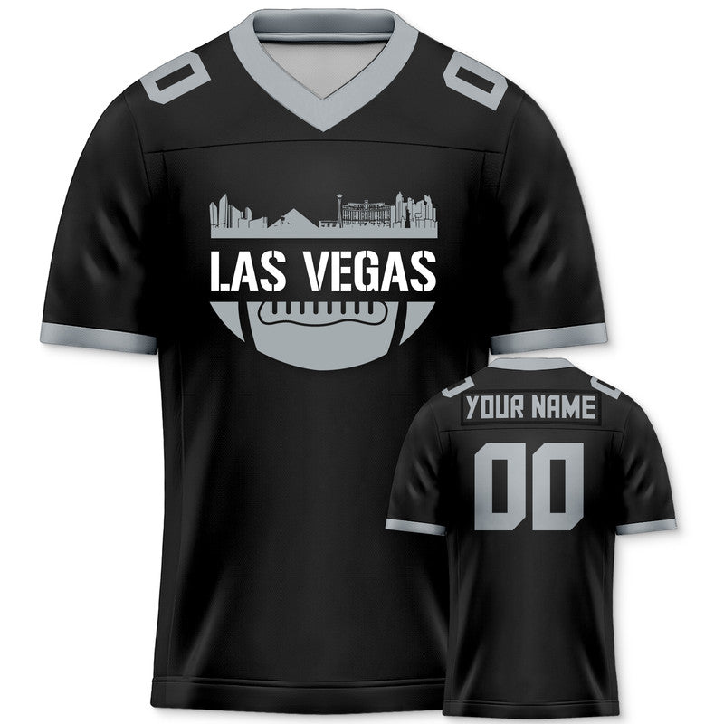 Custom Football Jersey With Las Vegas City Souvenir Fashion Football Shirt