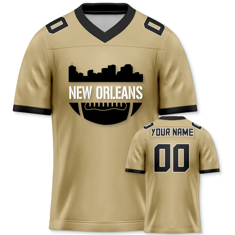 Custom Football Jersey With New Orleans City Souvenir Fashion Football Shirt