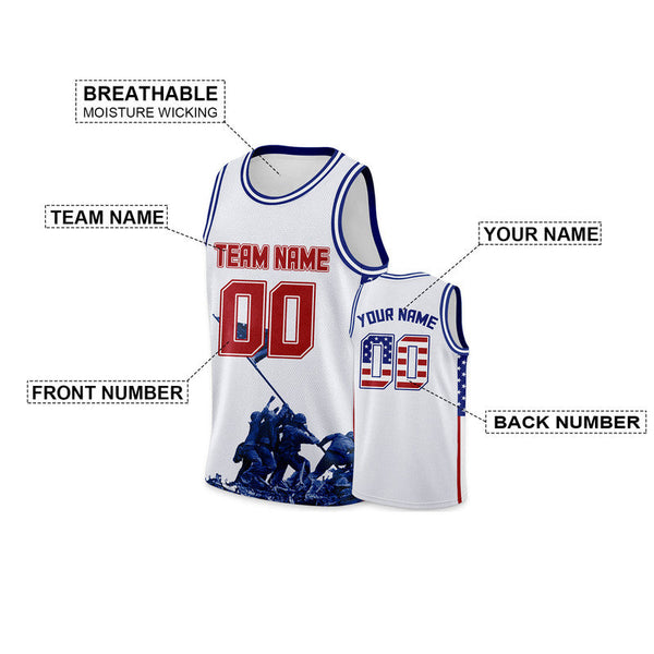 Team USA 2A Basketball Jersey2